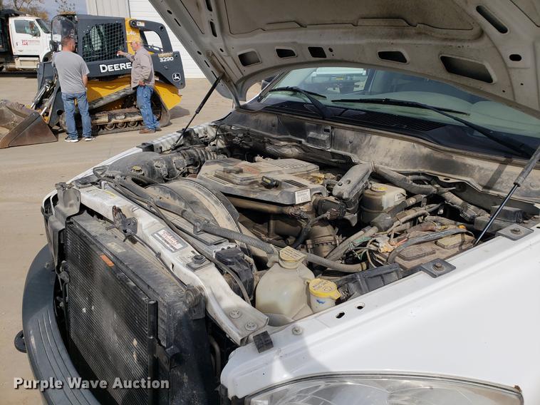 image for item DB9409 2008 Dodge Ram 3500 Quad Cab utility bed pickup truck