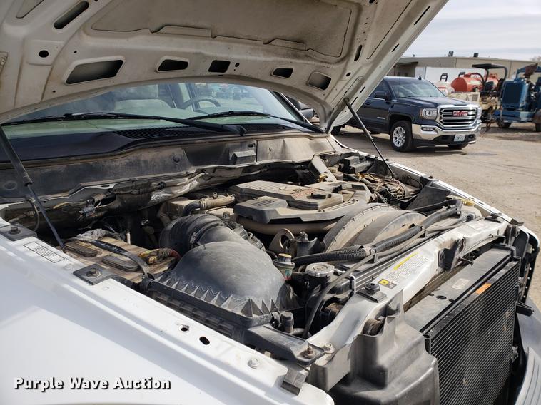 image for item DB9409 2008 Dodge Ram 3500 Quad Cab utility bed pickup truck