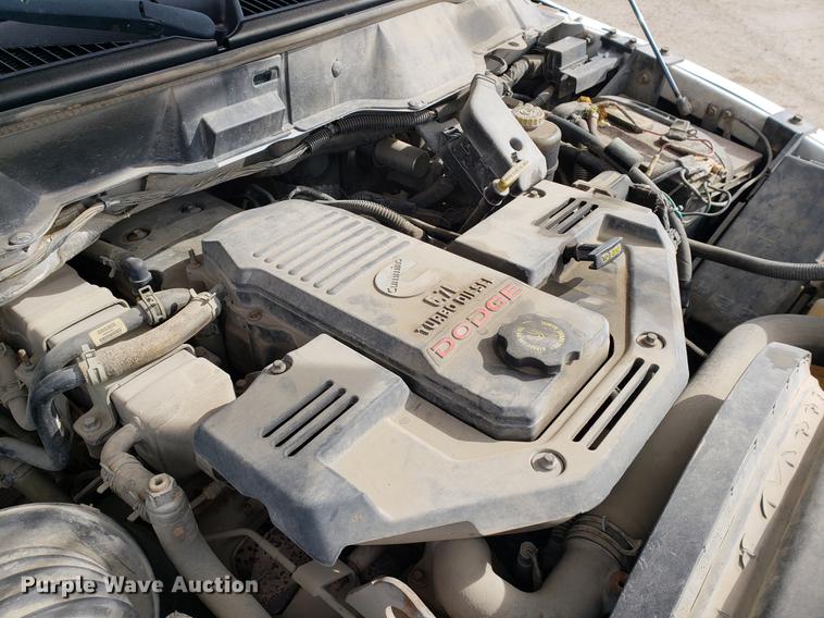 image for item DB9409 2008 Dodge Ram 3500 Quad Cab utility bed pickup truck