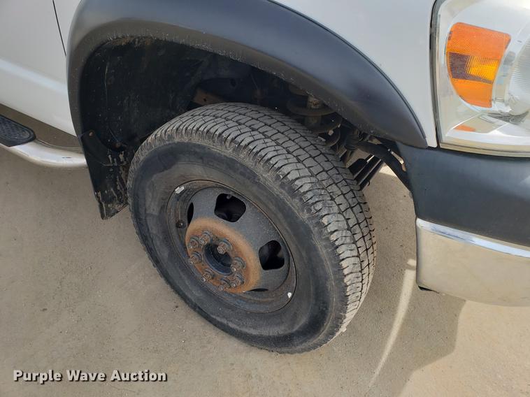 image for item DB9409 2008 Dodge Ram 3500 Quad Cab utility bed pickup truck