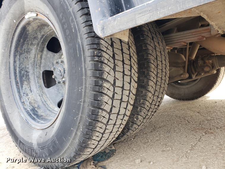 image for item DB9409 2008 Dodge Ram 3500 Quad Cab utility bed pickup truck