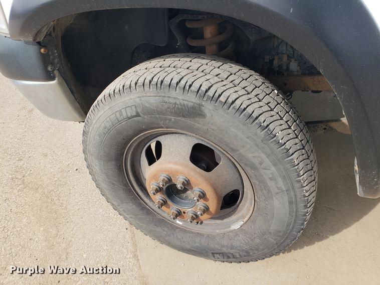 image for item DB9409 2008 Dodge Ram 3500 Quad Cab utility bed pickup truck