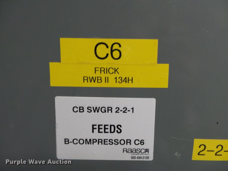 image for item DD2481 Frick RWBII134H ammonia compressor