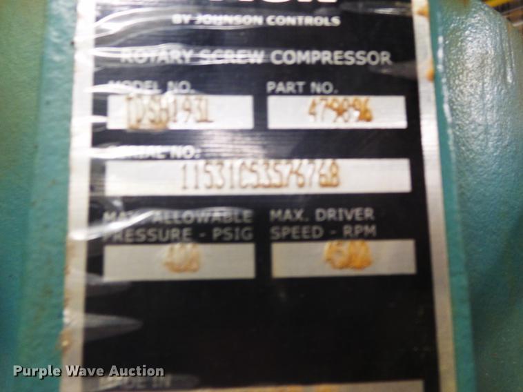 image for item DD2482 Frick RWBII134H ammonia refrigerator compressor