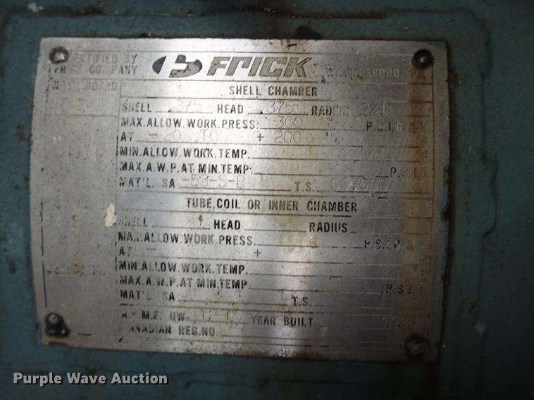 image for item DD2482 Frick RWBII134H ammonia refrigerator compressor