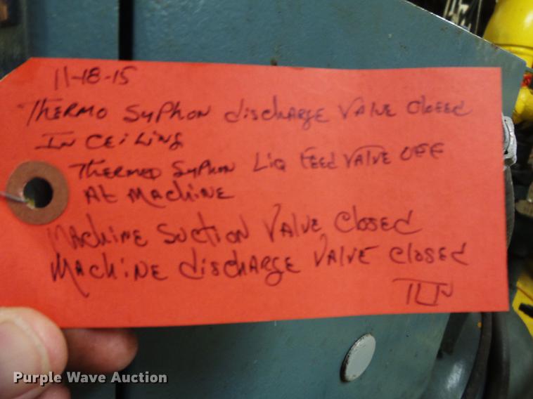 image for item DD2482 Frick RWBII134H ammonia refrigerator compressor