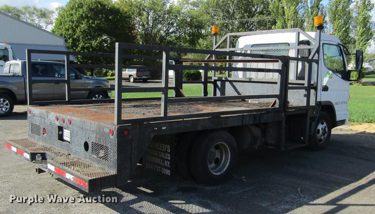 image for item DD2669 2008 Mitsubishi Fuso FE125 flatbed truck
