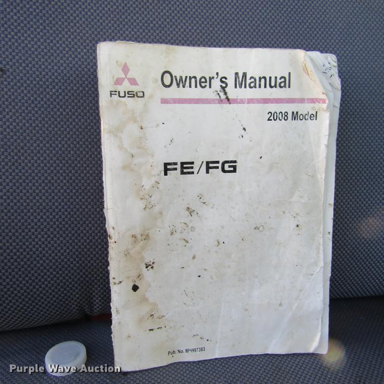 image for item DD2669 2008 Mitsubishi Fuso FE125 flatbed truck