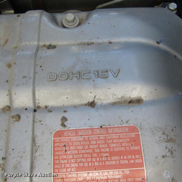 image for item DD2669 2008 Mitsubishi Fuso FE125 flatbed truck