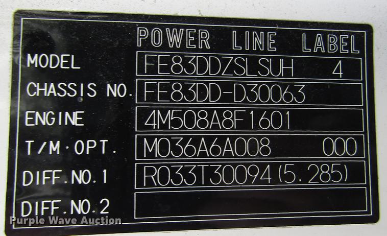 image for item DD2669 2008 Mitsubishi Fuso FE125 flatbed truck