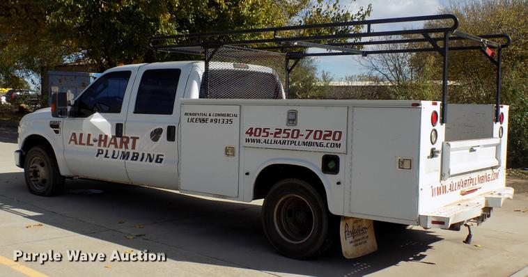 image for item DD3501 2010 Ford F350 Super Duty Crew Cab utility bed pickup truck