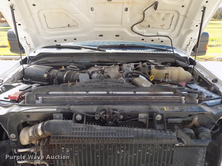 image for item DD3501 2010 Ford F350 Super Duty Crew Cab utility bed pickup truck