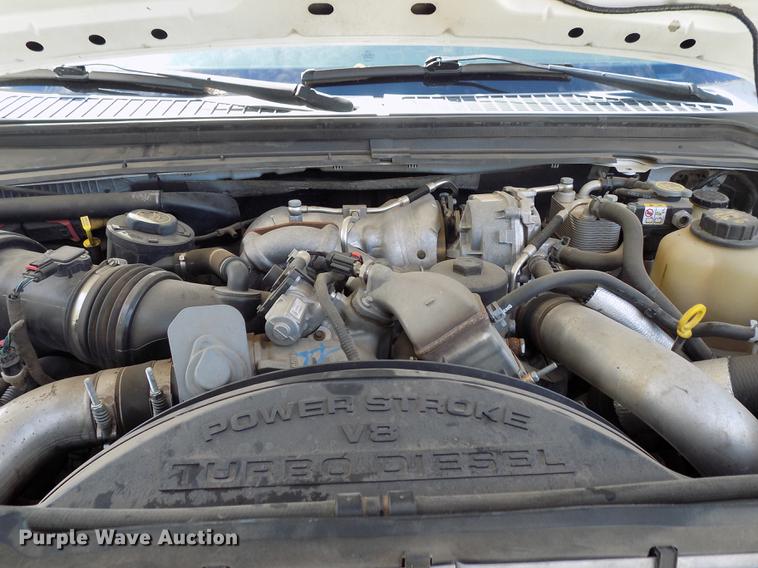 image for item DD3501 2010 Ford F350 Super Duty Crew Cab utility bed pickup truck