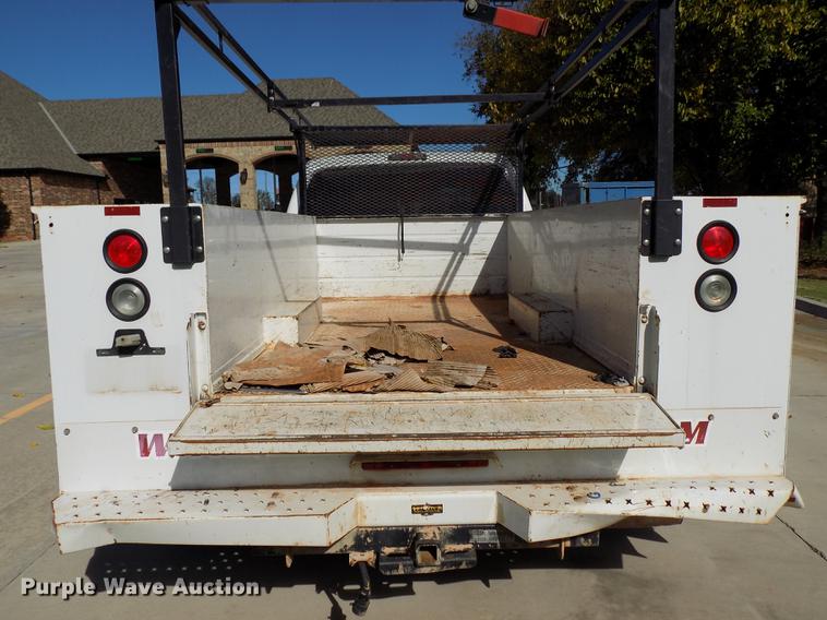 image for item DD3501 2010 Ford F350 Super Duty Crew Cab utility bed pickup truck