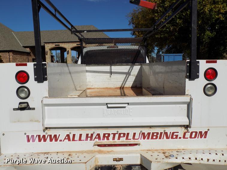 image for item DD3501 2010 Ford F350 Super Duty Crew Cab utility bed pickup truck