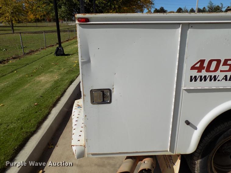 image for item DD3501 2010 Ford F350 Super Duty Crew Cab utility bed pickup truck