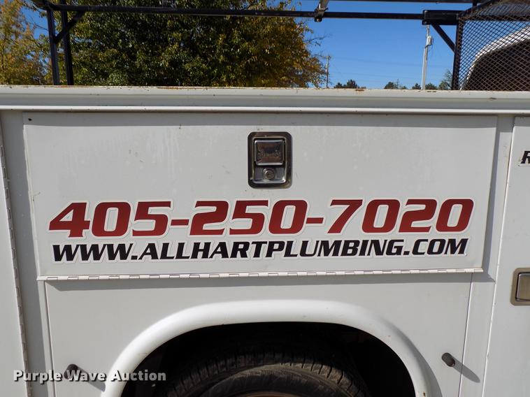 image for item DD3501 2010 Ford F350 Super Duty Crew Cab utility bed pickup truck