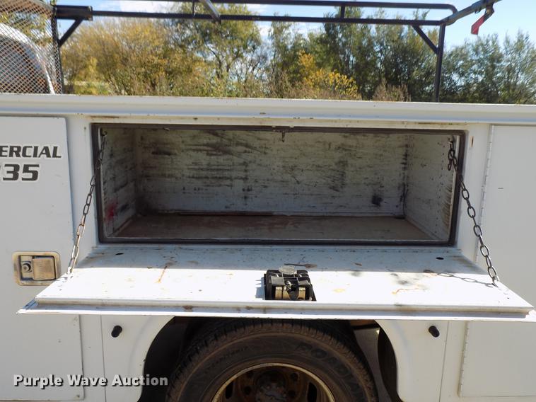 image for item DD3501 2010 Ford F350 Super Duty Crew Cab utility bed pickup truck