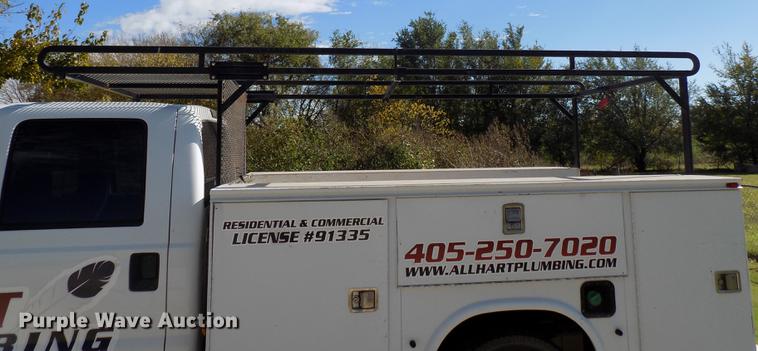 image for item DD3501 2010 Ford F350 Super Duty Crew Cab utility bed pickup truck