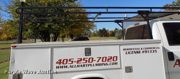 image for item DD3501 2010 Ford F350 Super Duty Crew Cab utility bed pickup truck