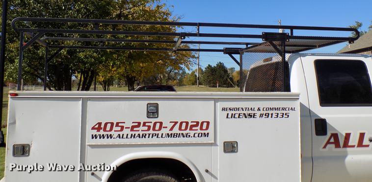 image for item DD3501 2010 Ford F350 Super Duty Crew Cab utility bed pickup truck