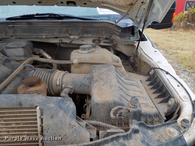 image for item DD3513 2013 Ford F350 Super Duty Crew Cab utility bed pickup truck