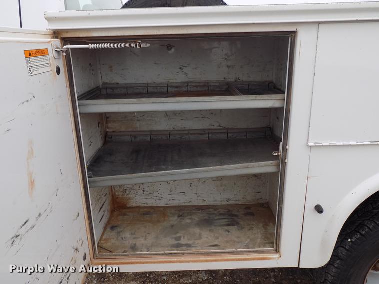 image for item DD3513 2013 Ford F350 Super Duty Crew Cab utility bed pickup truck