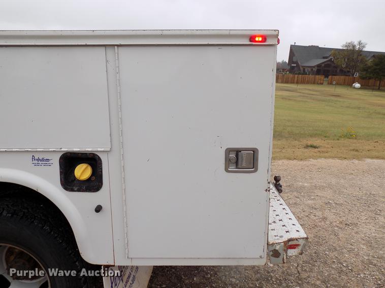 image for item DD3513 2013 Ford F350 Super Duty Crew Cab utility bed pickup truck