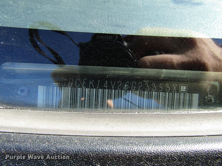 image for item DD3758 2006 Chevrolet Silverado 1500 pickup truck