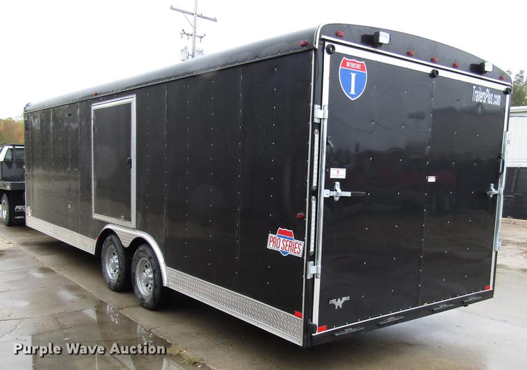 image for item DD3772 2017 Interstate enclosed cargo trailer