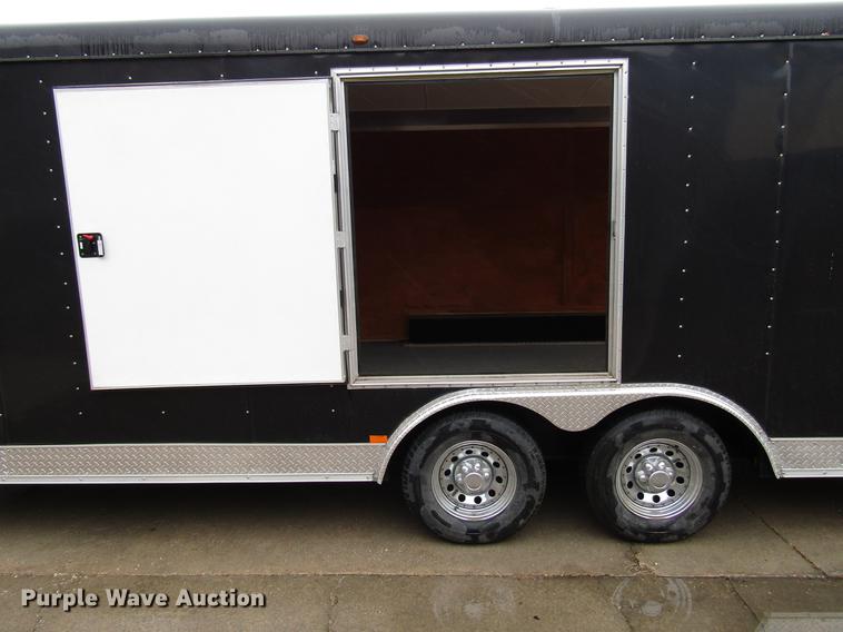 image for item DD3772 2017 Interstate enclosed cargo trailer