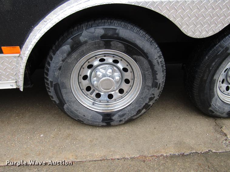 image for item DD3772 2017 Interstate enclosed cargo trailer