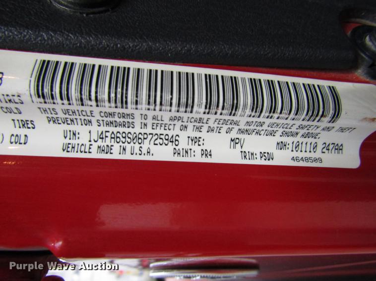 image for item DD3776 2006 Jeep Wrangler Rubicon SUV