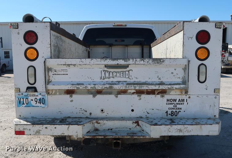 image for item DD5334 2008 Ford F250 Super Duty SuperCab utility bed pickup truck