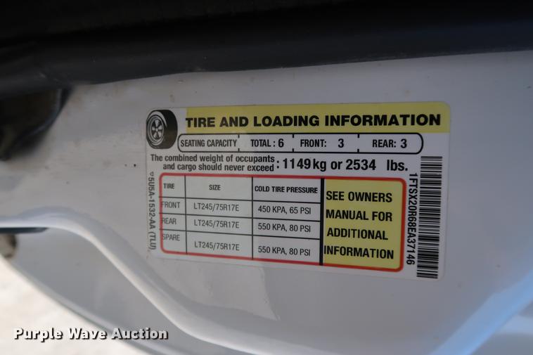 image for item DD5334 2008 Ford F250 Super Duty SuperCab utility bed pickup truck