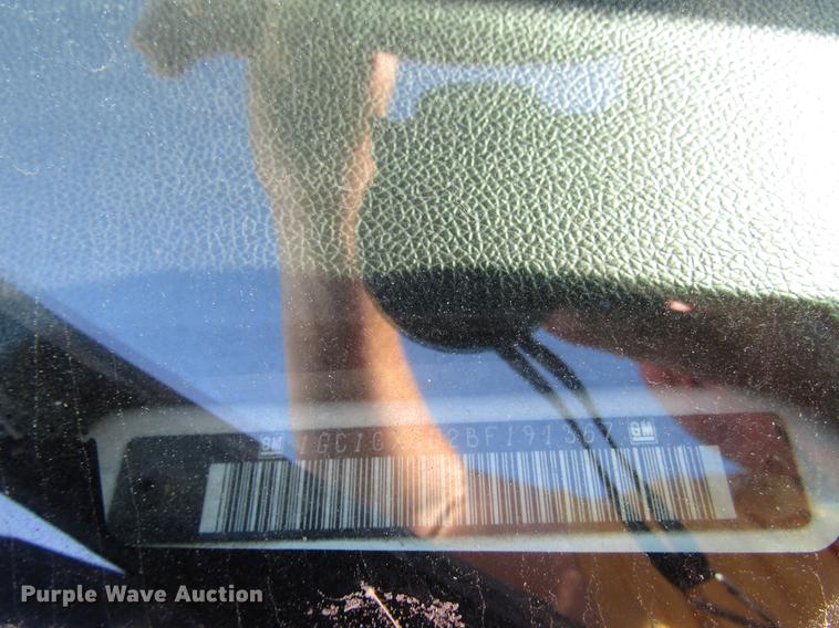 image for item DD6660 2011 Chevrolet Silverado 2500HD Crew Cab pickup truck