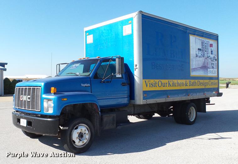 image for item DD7406 1996 GMC TopKick Lo-Pro box truck