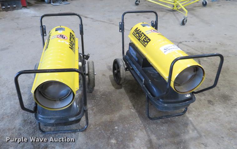2) Master MH-135T-KFA heaters in Augusta, KS | Item DE6512 sold | Purple  Wave