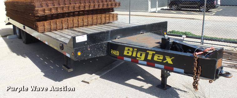 image for item DE7300 2014 Big Tex 24ED equipment trailer