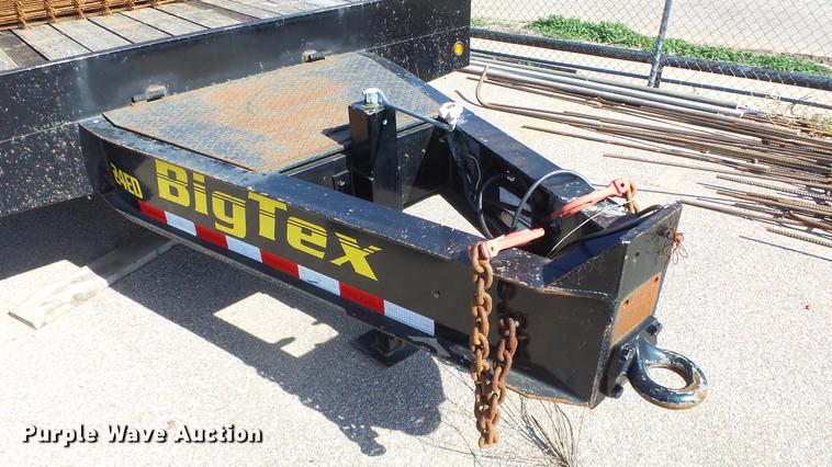 image for item DE7300 2014 Big Tex 24ED equipment trailer