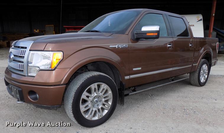 image for item DE7538 2012 Ford F150 Platinum SuperCrew pickup truck
