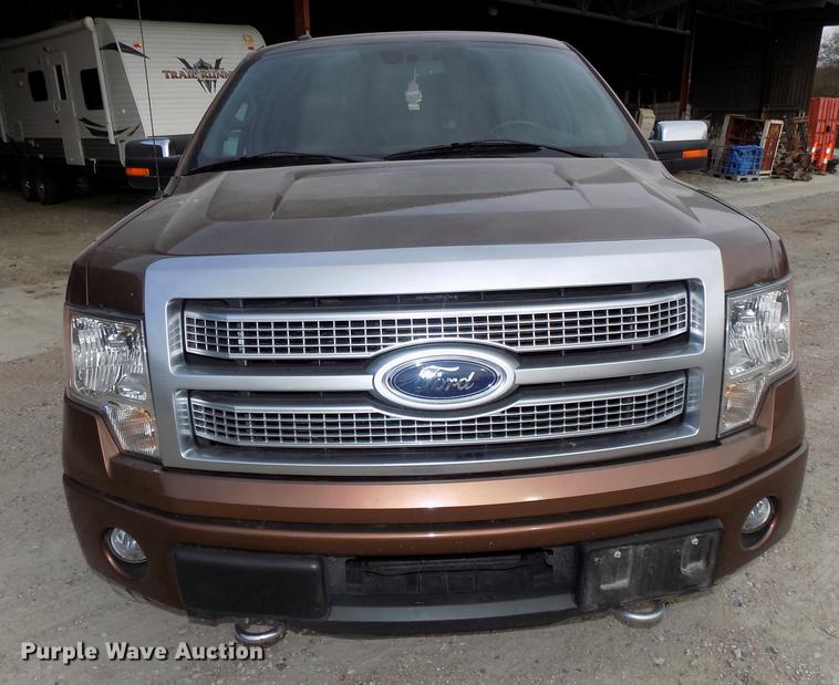 image for item DE7538 2012 Ford F150 Platinum SuperCrew pickup truck