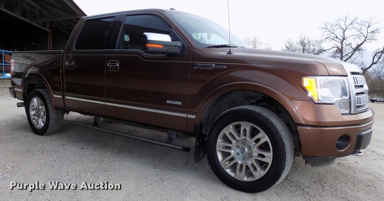 image for item DE7538 2012 Ford F150 Platinum SuperCrew pickup truck