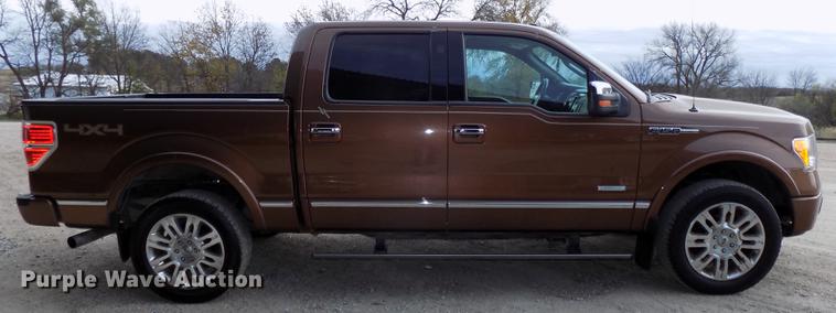 image for item DE7538 2012 Ford F150 Platinum SuperCrew pickup truck
