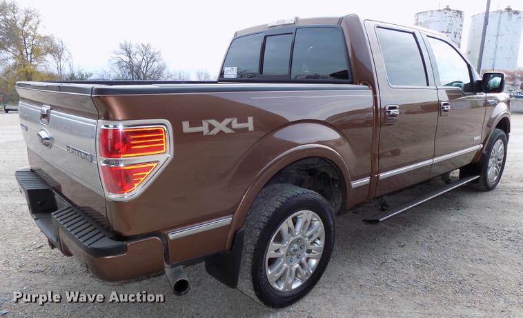 image for item DE7538 2012 Ford F150 Platinum SuperCrew pickup truck