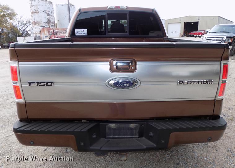 image for item DE7538 2012 Ford F150 Platinum SuperCrew pickup truck