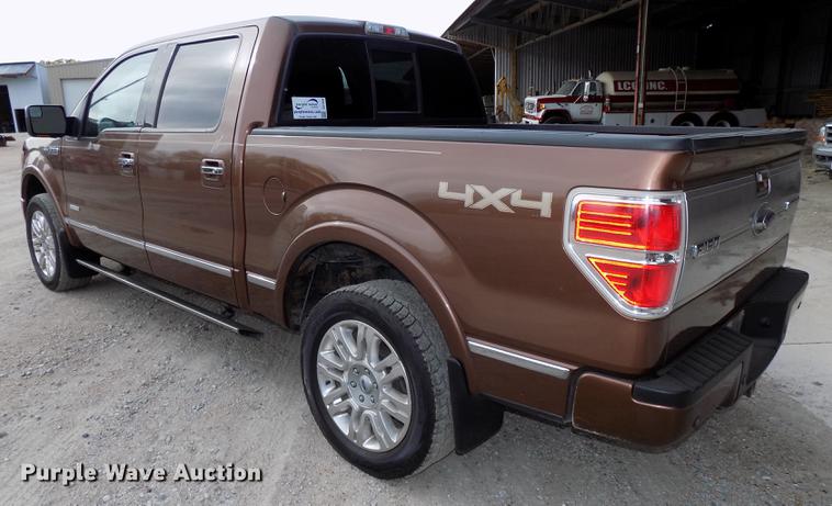 image for item DE7538 2012 Ford F150 Platinum SuperCrew pickup truck