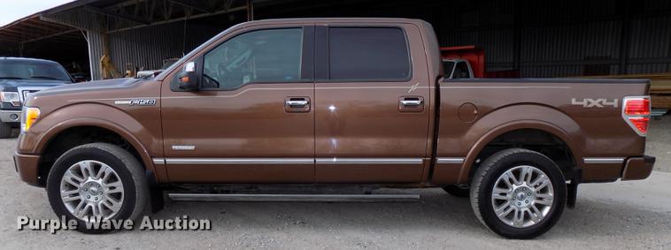 image for item DE7538 2012 Ford F150 Platinum SuperCrew pickup truck