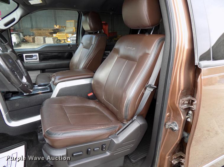 image for item DE7538 2012 Ford F150 Platinum SuperCrew pickup truck