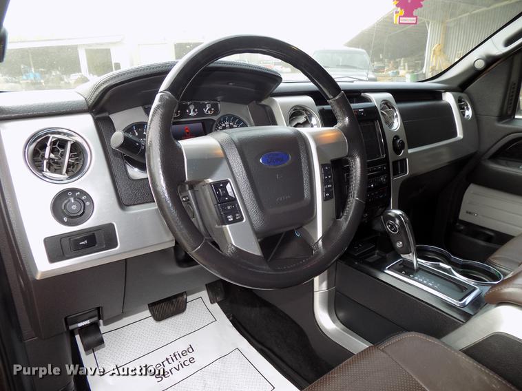image for item DE7538 2012 Ford F150 Platinum SuperCrew pickup truck